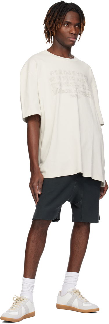 T-shirt Maison Margiela Maison Margiela Embroidered Logo T-Shirt Hvid | S50GC0705 S24567, 3
