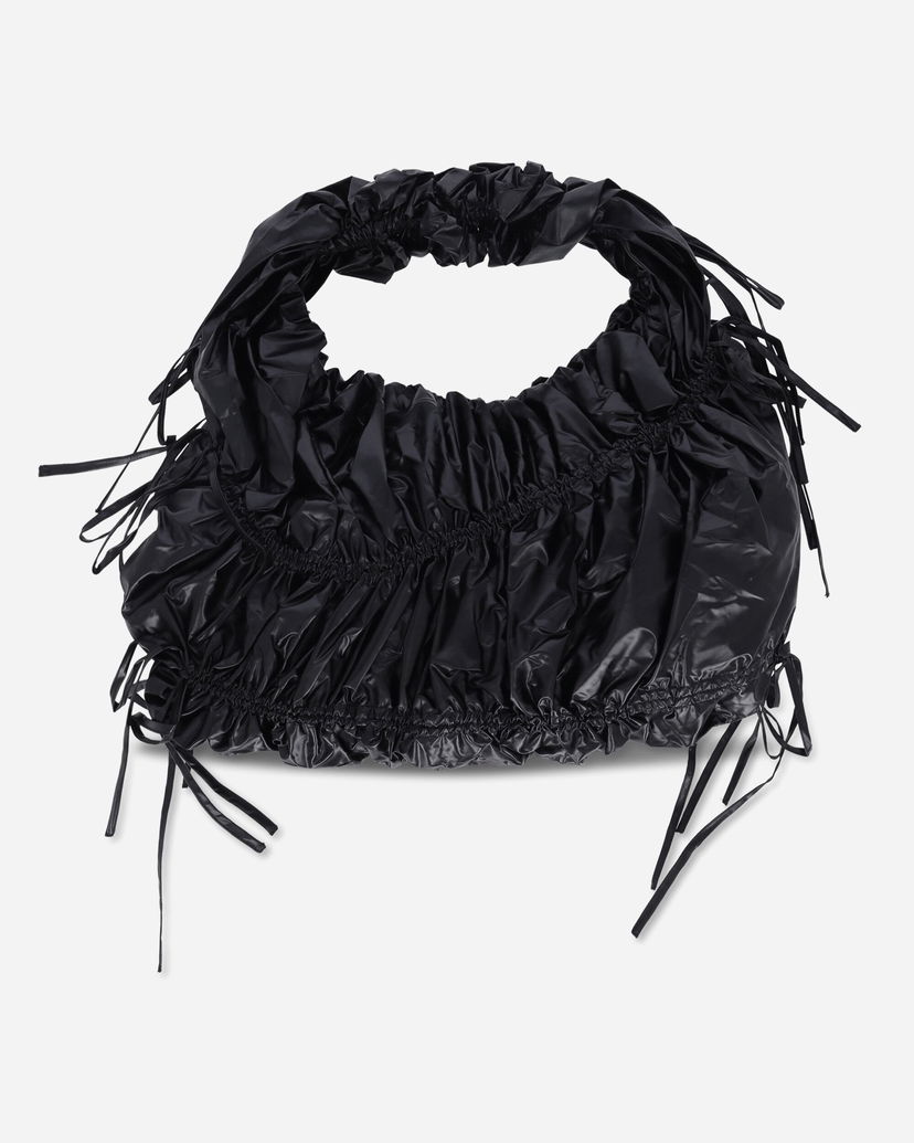 Skuldertaske OpéraSPORT Clariesse Ruched Drawstring Shoulder Bag Sort | W6AW24  4