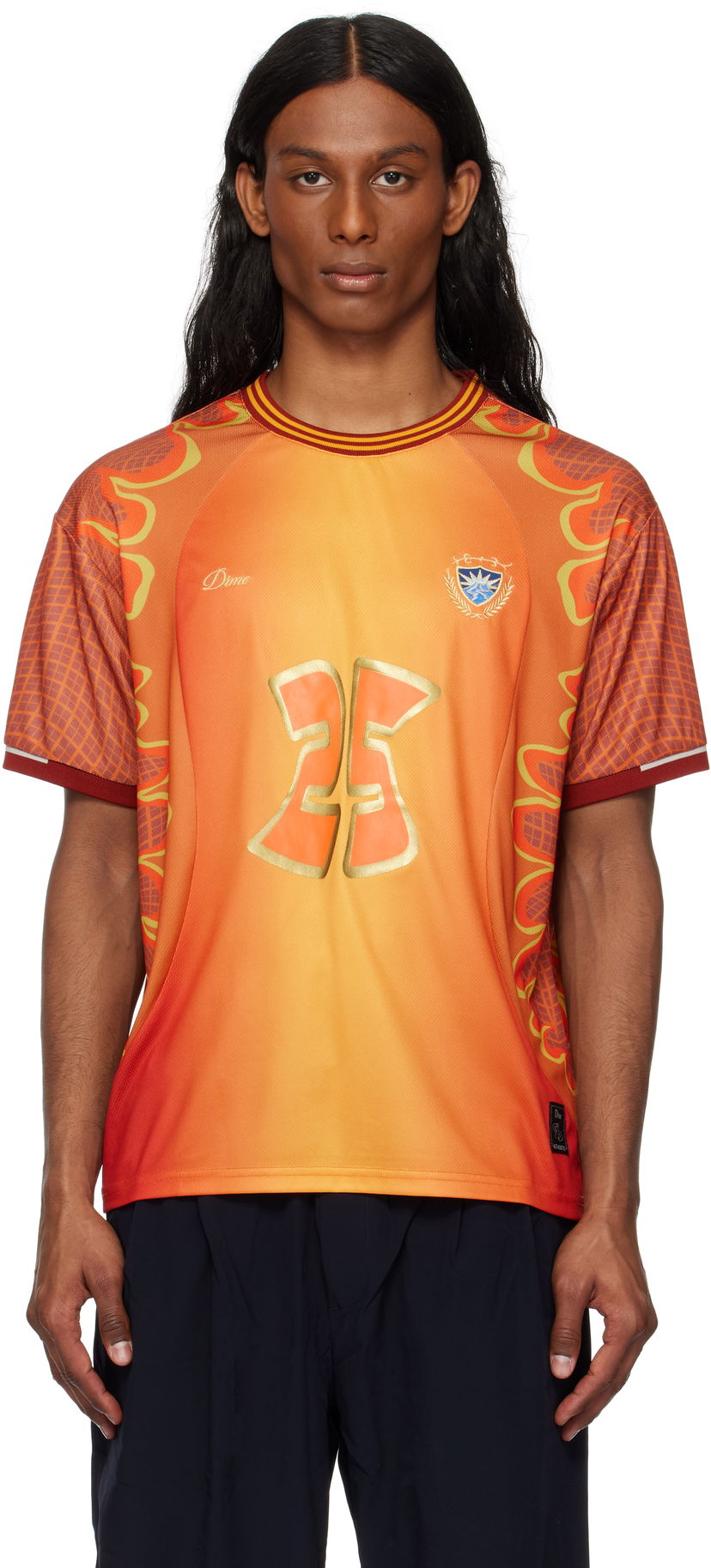 Jersey Dime Dime Holy Flame Jersey T-Shirt Orange | DIME2SP257HEL