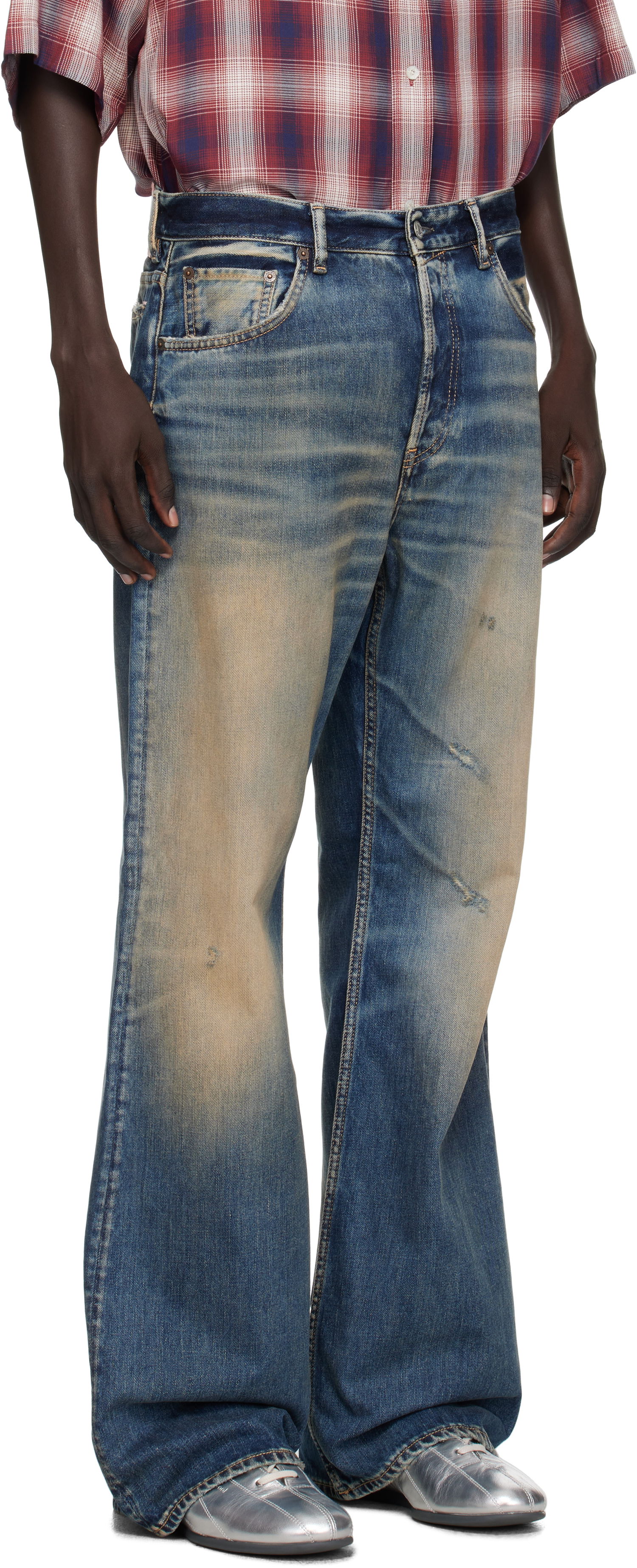 Jeans Acne Studios Acne Studios Regular Fit 2021M Jeans Blå | B00424-, 1