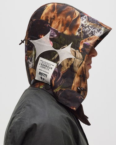 Kasketter og hatte Barbour BSTN x Brand Prtd Hood Brun | 840190812263, 1