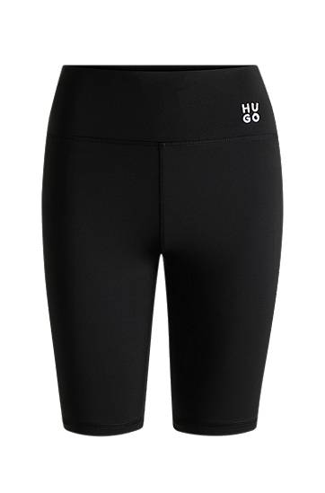 Leggings BOSS HUGO Bike Shorts with Logo Sort | 50545339, 0