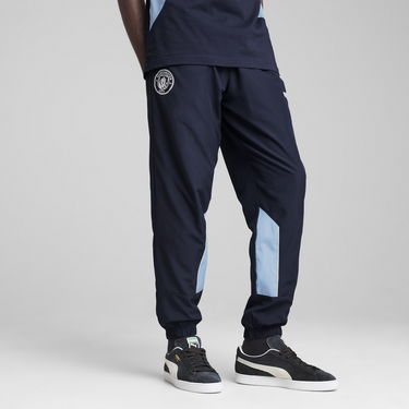 Joggingbukser Puma Manchester City ftblARCHIVE Woven Pants Mørkeblå | 779132_73, 0