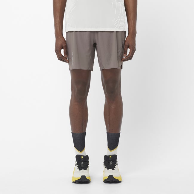 Shorts Salomon Sense Aero Running Shorts 7-inch Inseam Grå | LC2614500, 0