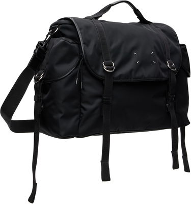 Skuldertaske Maison Margiela Maison Margiela High Tech Messenger Bag Sort | SB1WG0071 P6763, 1