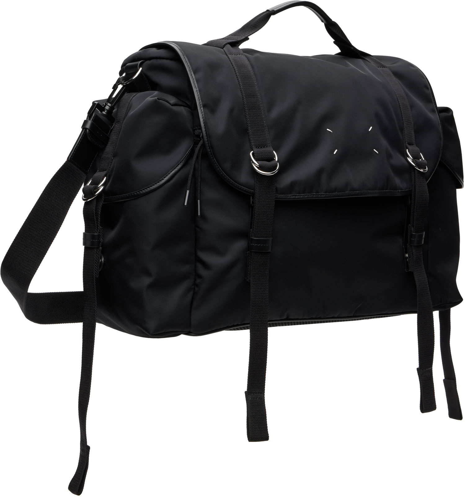 Skuldertaske Maison Margiela Maison Margiela High Tech Messenger Bag Sort | SB1WG0071 P6763, 1