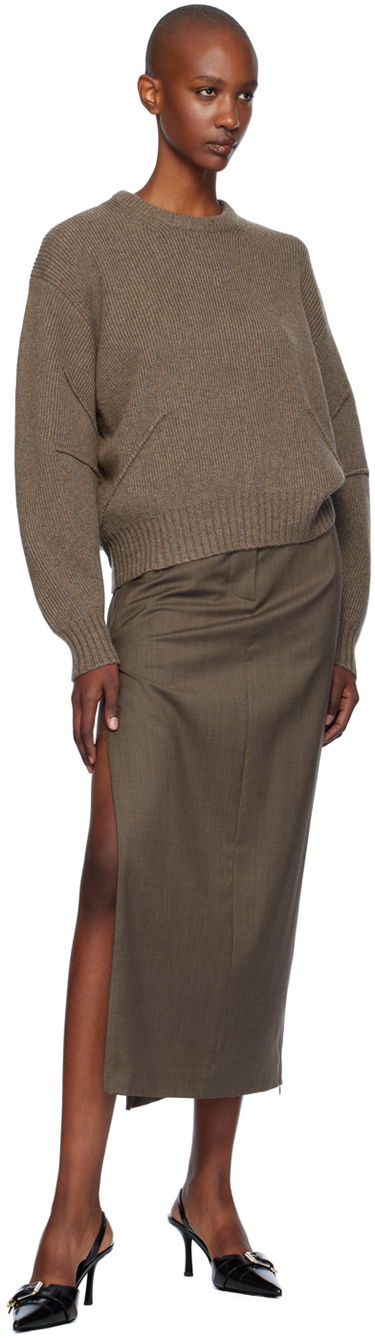 Sweater Helmut Lang Apex Knit Sweater Brun | O07HW705, 3