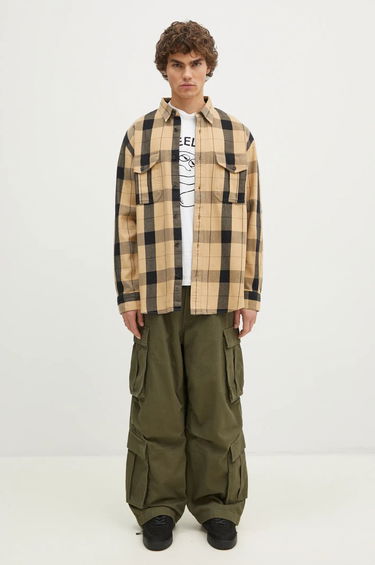 Cargo bukser Vans Premium Classics LX Baggy Cargo Pants Grøn | VN000HMYKCZ1, 4