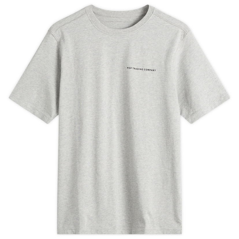 T-shirt Pop Trading Company Reflective Logo T-Shirt, Size Large Grå | POPSS25-02-011