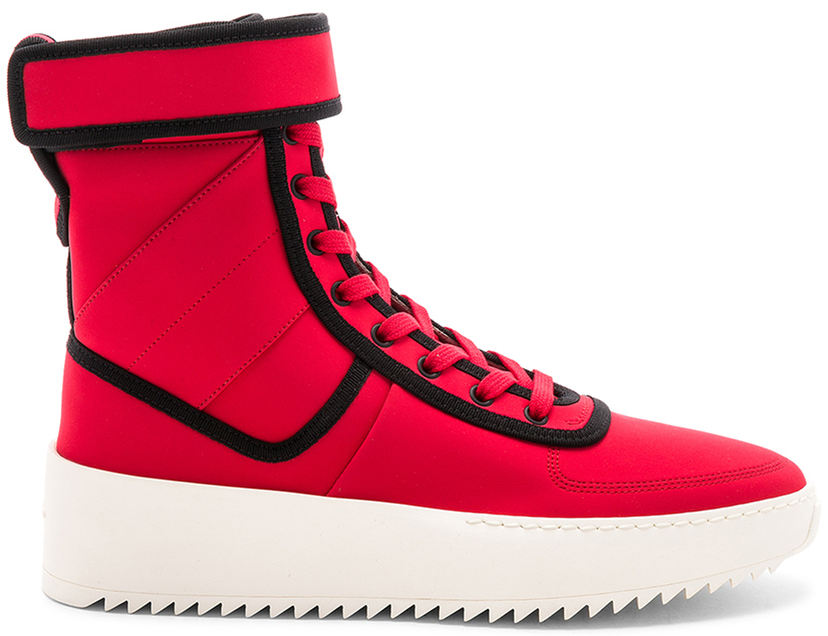 Sneakers og sko Fear of God Military Sneaker Red Black Rød | FG03S18U-20FNFG4099
