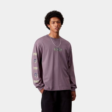 T-shirt Carhartt WIP Carhartt WIP 3 One 3 Long Sleeve T-Shirt Lilla | I035504_9, 0