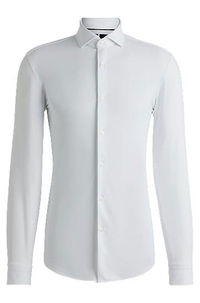 Slim Fit Performance-Stretch Jersey Shirt