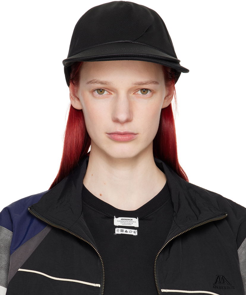 Kasket ADER ERROR Black Torv Baseball Cap Sort | BN01SSHW0205BK