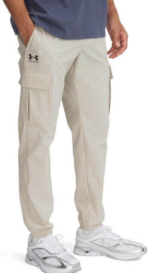 Cargo bukser Under Armour UA Vibe Woven Cargo Pants Beige | 1386558-289