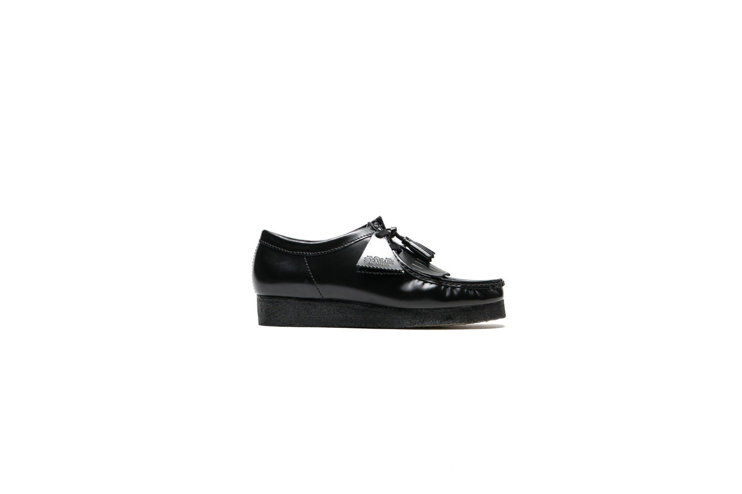 Sneakers og sko Clarks Originals Wallabee Polished Tassel Sort | 26183780, 0