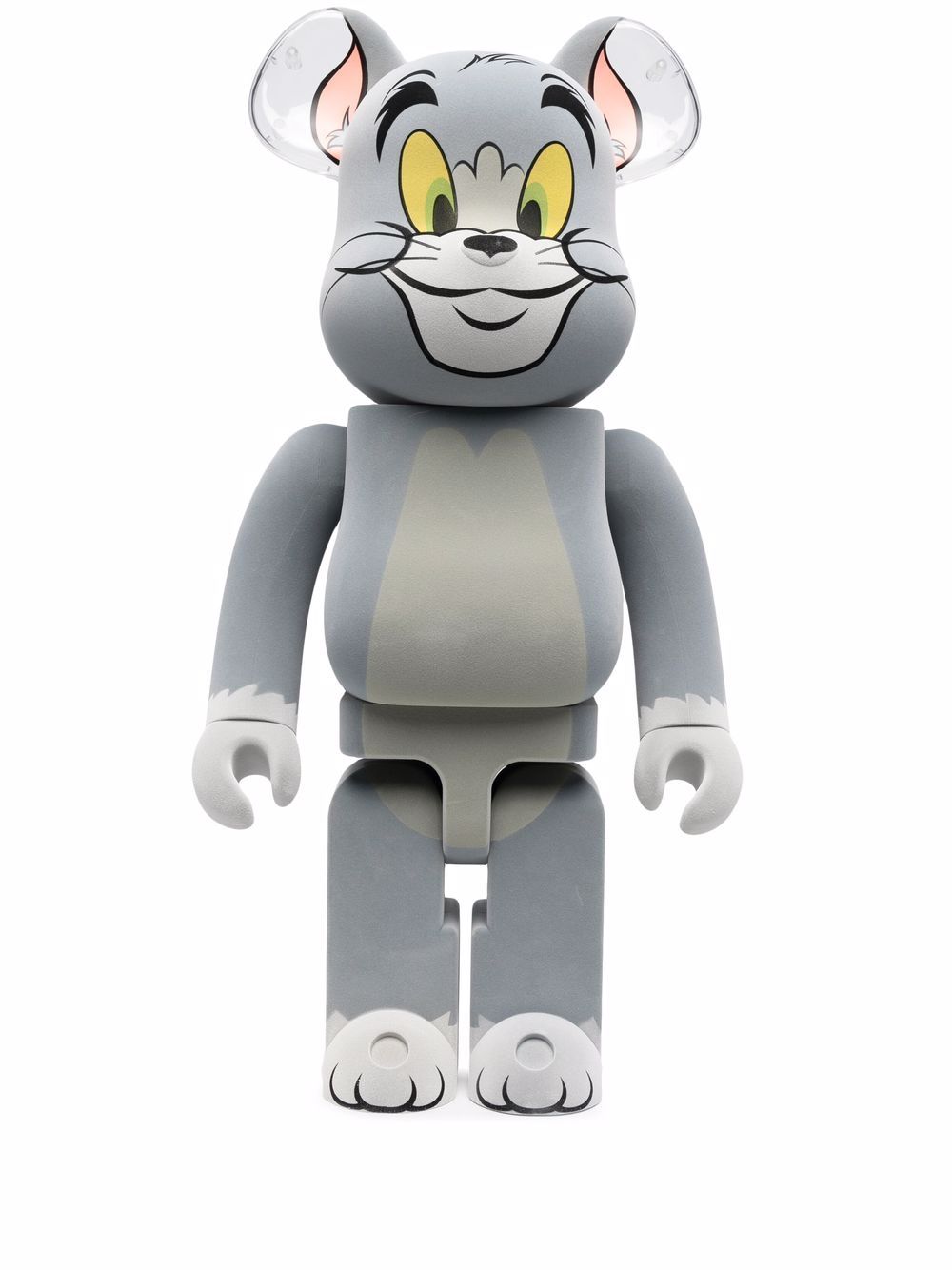 Collectible Medicom Toy Tom flocked Be@rbrick toy - Grey Grå | 1000TOM17855334, 0