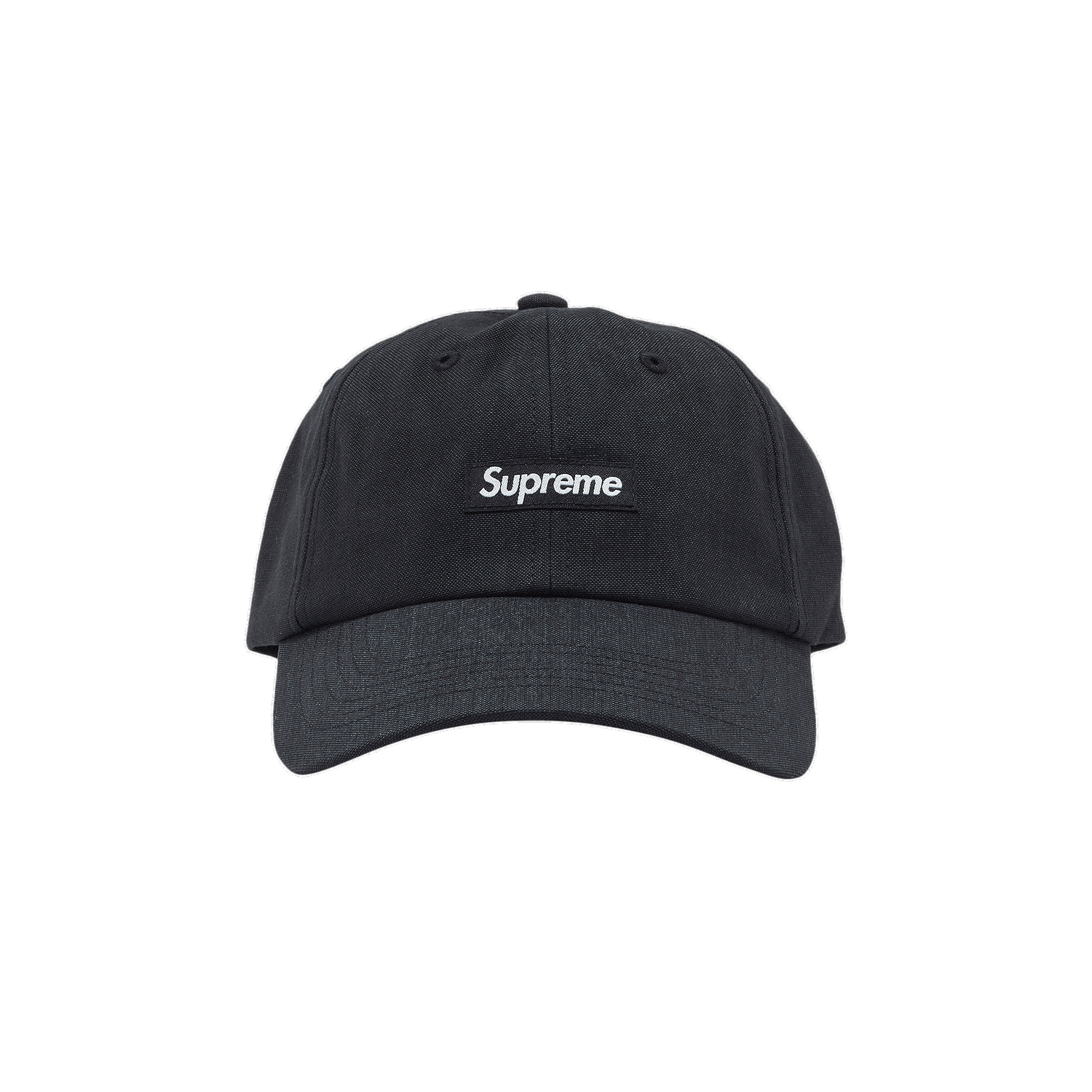 Kasket Supreme Brushed Cordura Small Box 6-Panel Sort | FW22H93 BLACK, 0