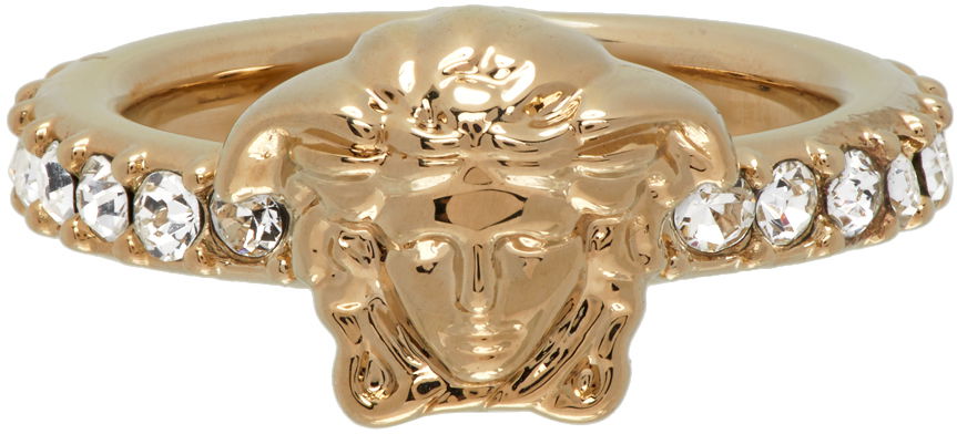 Ring Versace Swarovski Medusa Ring Beige | DG5E544 DJMX, 0