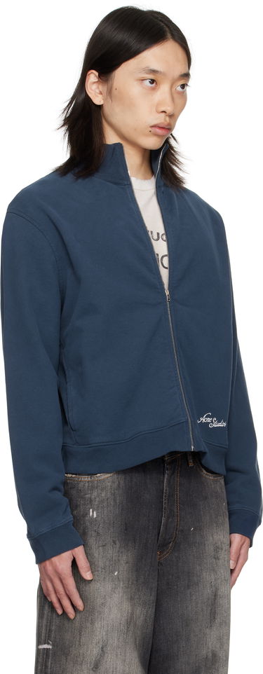 Sweatshirt Acne Studios Acne Studios Zip-Up Sweatshirt Sort | CI0200-, 4