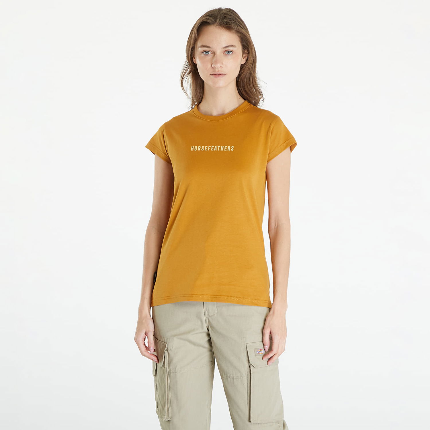 T-shirt Horsefeathers Idun Top Spruce Yellow Gul | SW913B, 0