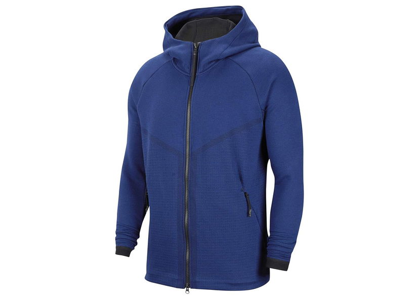Vindjakke Nike Sportswear Tech Fleece Windrunner Full-Zip Hoodie Diffused Blue Blå | CJ5147-492