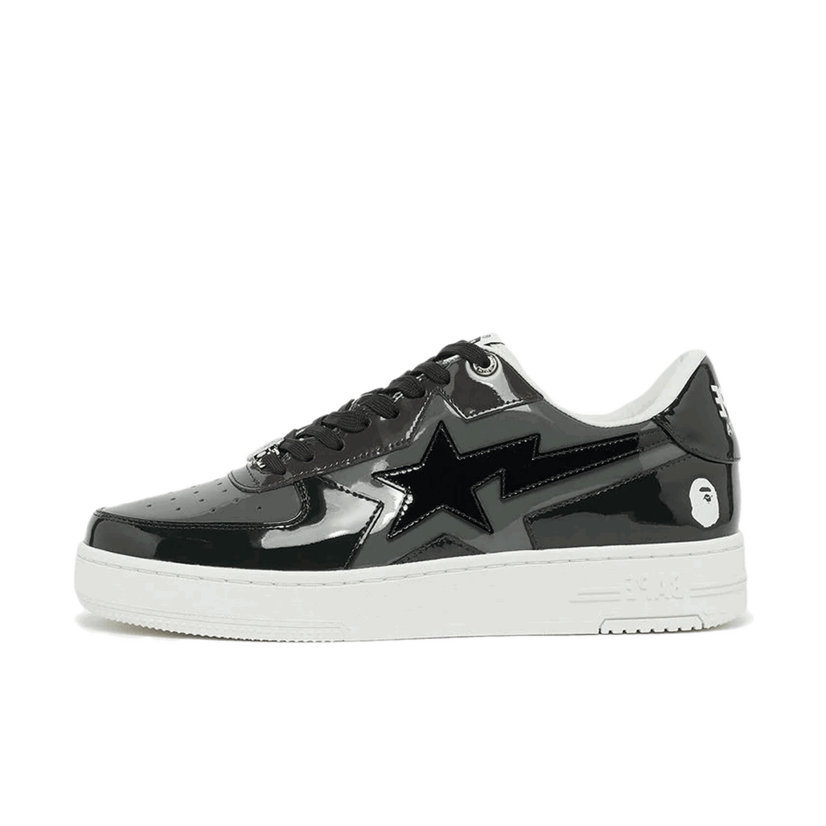 Sneakers og sko BAPE Bape Sta Icon M2 "Patent Black" Sort | 001FWK801308MBLK, 0