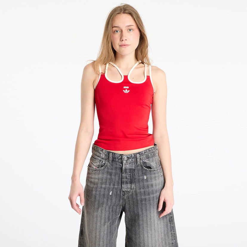 Tanktop adidas Originals adidas x Avavav Strap Tank Top Rød | JP4856