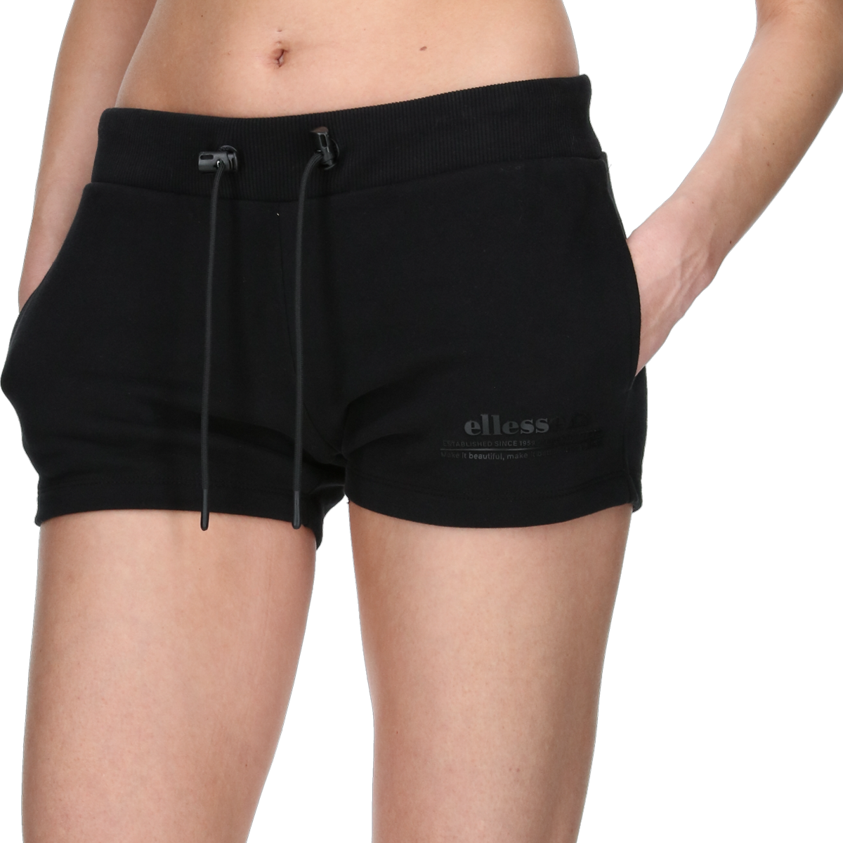 Shorts Ellesse Drawstring Sweat Shorts Sort | ELA241F204-01, 0