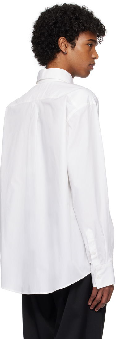 Skjorte Maison Margiela MM6 Maison Margiela Long-Sleeved Shirt Hvid | SH0DT0020 M35152, 2