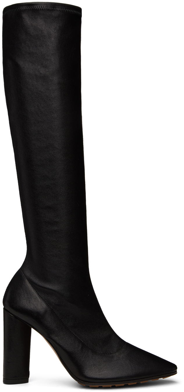 Sneakers og sko Bottega Veneta Bottega Veneta Pointed Stretch Boots Sort | 775452 VBP40