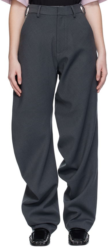 Bukser Charles Jeffrey Loverboy Charles Jeffrey LOVERBOY Topsy Turvy Wide-Leg Trousers Grå | 52030406, 0