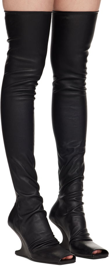 Sokker Rick Owens Rick Owens Cantilever Tall Boots Sort | RP01E7801 LS, 3