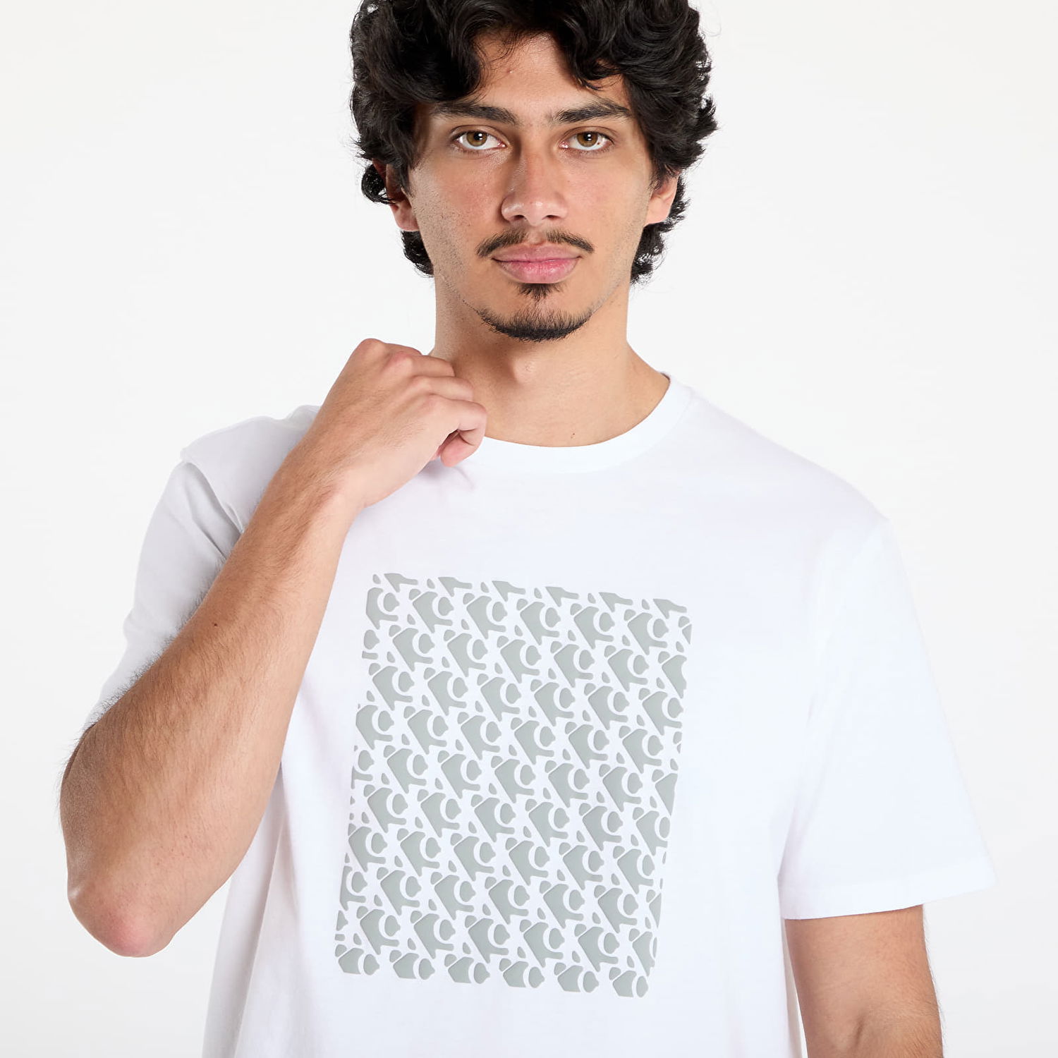 T-shirt CALVIN KLEIN Calvin Klein Jeans Men's Short Sleeve Graphic T-Shirt Hvid | LV04RC841G YAA, 1