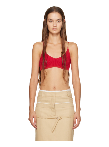 Bh Jacquemus Le Raphia 'Le Bandeau Pralu' Camisole Rød | 23E231KN502-2060