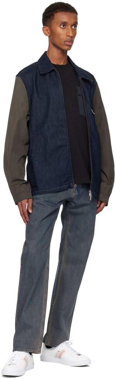 Jakke Paul Smith PS Paul Smith Zip Denim Jacket Blå | M2R-051ZM-N22081-R, 3