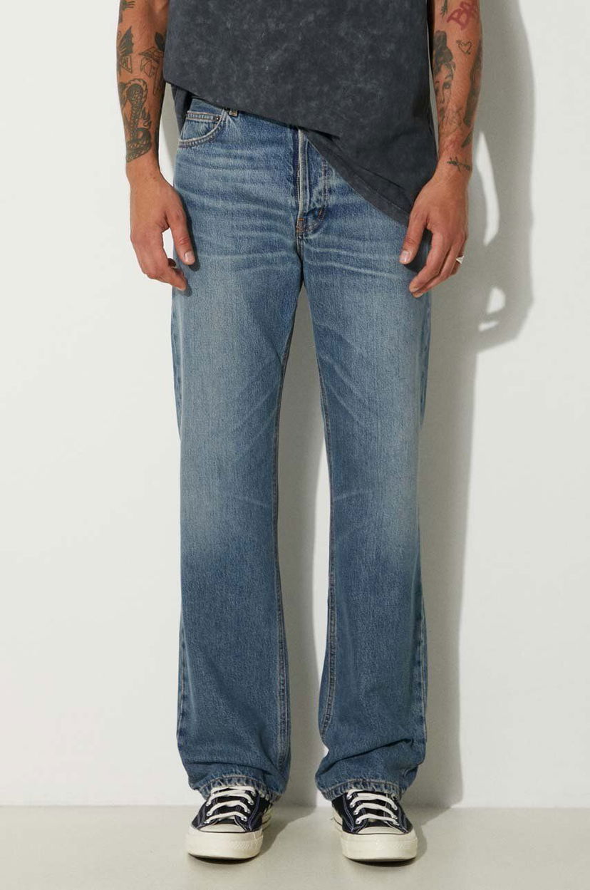 Jeans Fiorucci Regular Fit Jeans Blå | M01FPDJE071DN01DN02