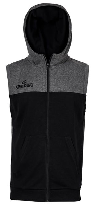 Sweatshirt Spalding Sleeveless Hoodie Sort | 3007009-01, 0