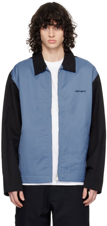 Jakke Carhartt WIP Module Script Colorblock Jacket Blå | I032977, 0