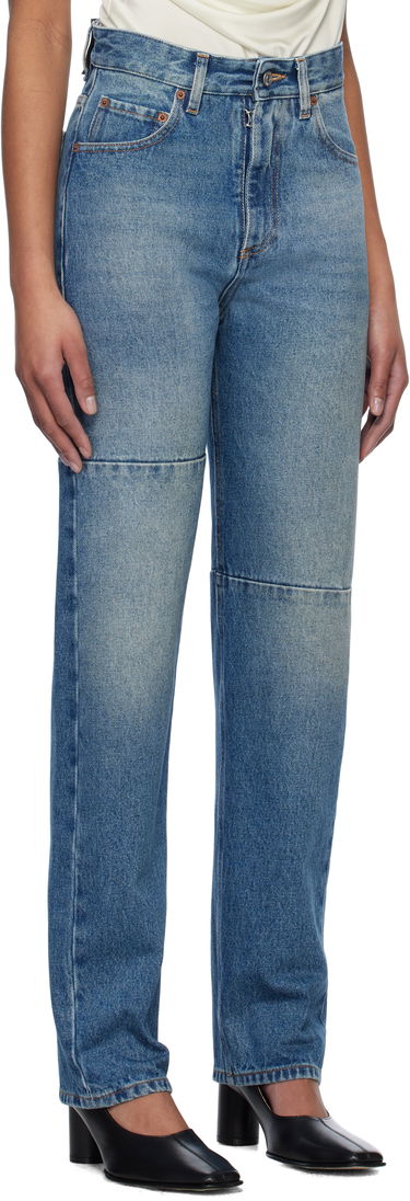 Jeans Maison Margiela MM6 Maison Margiela Tapered Jeans Blå | SH0LA0009 M30018, 4