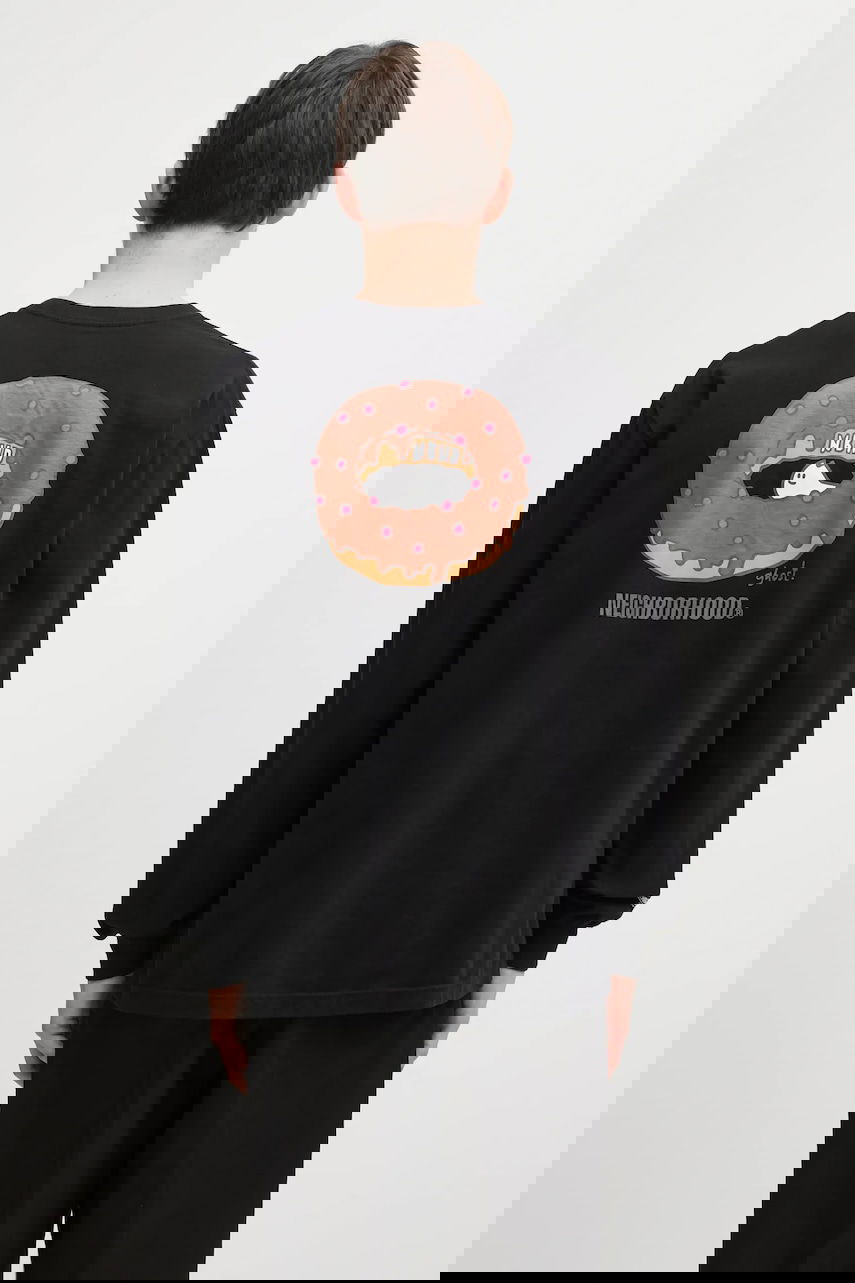 T-shirt Neighborhood Long-sleeve T-shirt with Donut and Ghost graphic Sort | 252PCNH.LT10, 0