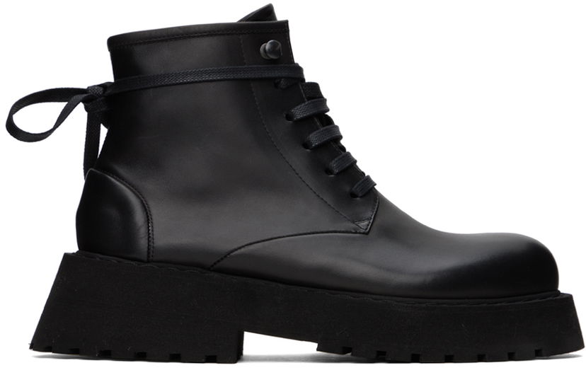 Tøj Marsèll Micarro Lace Up Ankle Boots Sort | MW6300 093
