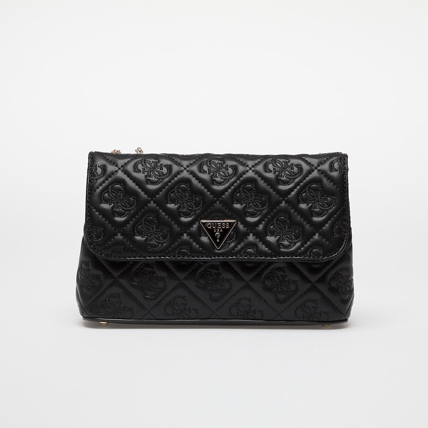 Skuldertaske GUESS GUESS Adelasia Convertible Crossbody Flap Bag Sort | HWQL9658210-BLA, 0