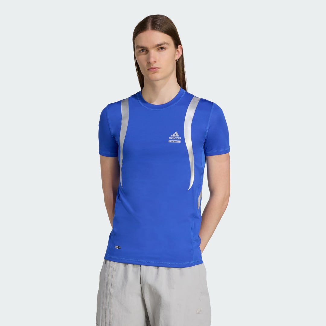 T-shirt adidas Performance Archive Techfit Tight Tee Blå | JW0952, 0