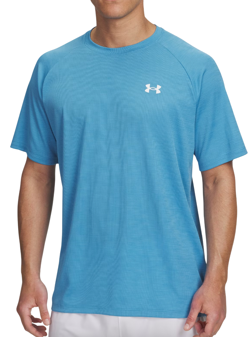 T-shirt Under Armour Tech Textured Short Sleeve T-Shirt Blå | 1382796-453, 0