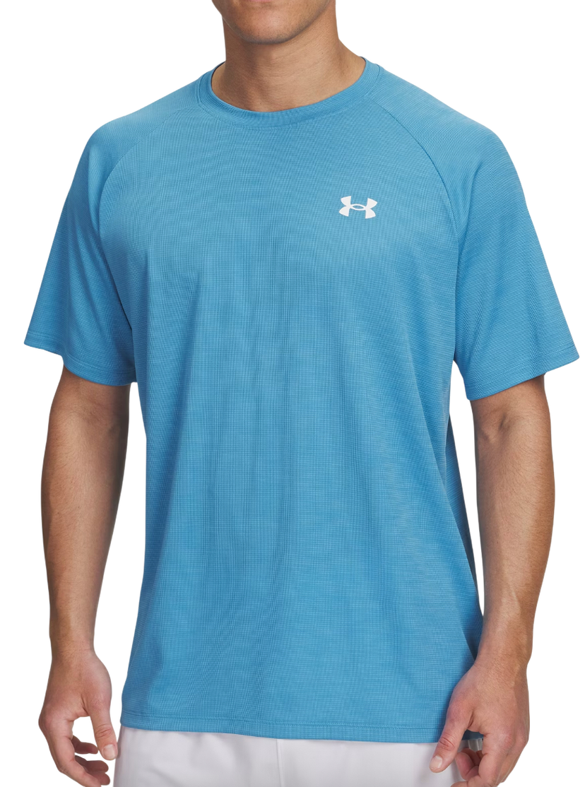 T-shirt Under Armour Tech Textured Short Sleeve T-Shirt Blå | 1382796-453