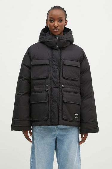 Puffer jakke Samsoe Samsoe Oversize Puffer Jacket Sort | F24300003, 0