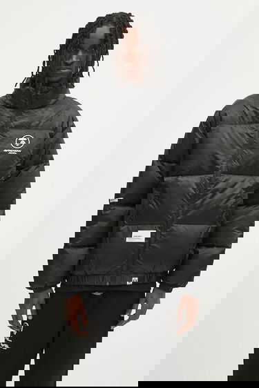 Puffer jakke AAPE by A Bathing Ape AAPE Now Down Puffer Jacket Sort | AAPDNM7595XXN, 0