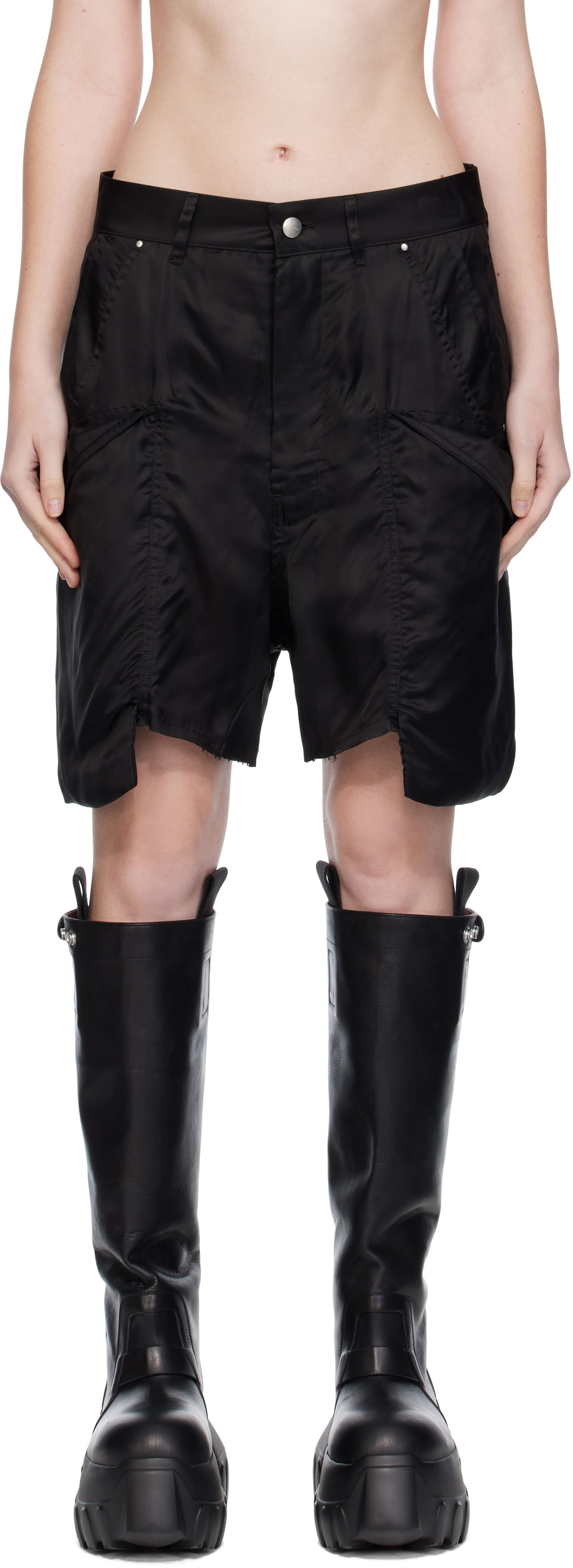 Shorts Rick Owens Rick Owens Stefan Cargo Shorts Sort | RP02E4312 K, 0