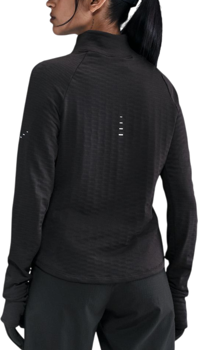 T-shirt Nike Long-Sleeve Textured Mock Neck Running Top Swift Sort | hv2969-010, 1