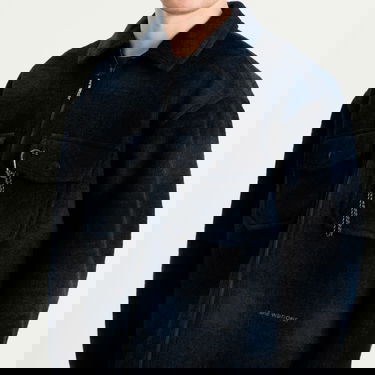 Jakke and wander Shaggy Wool Zip Jacket, Size Small Mørkeblå | 5745283053-120, 5